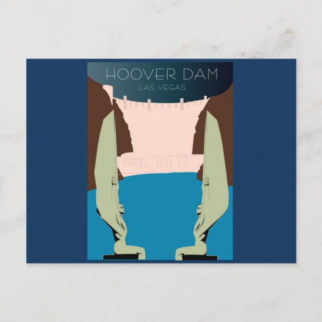 Carte postale Hoover Dam (Devant)