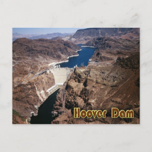Carte Postale Hoover Dam - vue aérienne