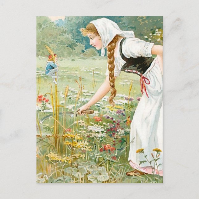 Carte Postale "Hop O My Thumb" par E S Hardy (Devant)