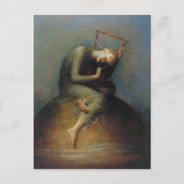 Carte Postale Hope by George Frederick Watts (Devant)