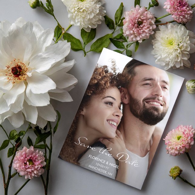Carte Postale Hope Dream Photo Wedding Save the Date (Créateur téléchargé)