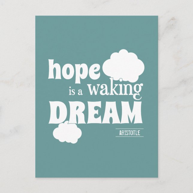 Carte Postale Hope Is (Devant)