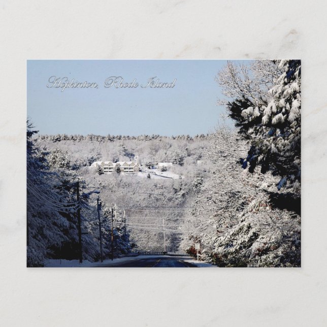 Carte postale Hopkinton, Rhode Island (Devant)