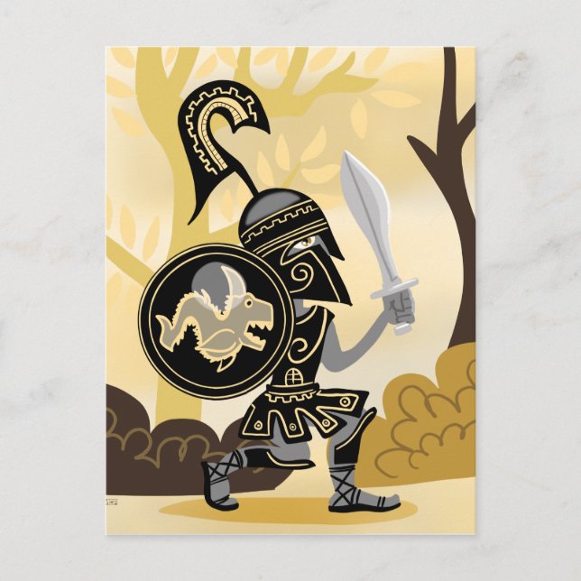 Carte Postale Hoplite grec (Devant)