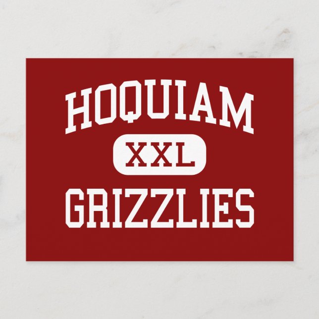Carte Postale Hoquiam - Grizzlies - Élevé - Hoquiam Washington (Devant)