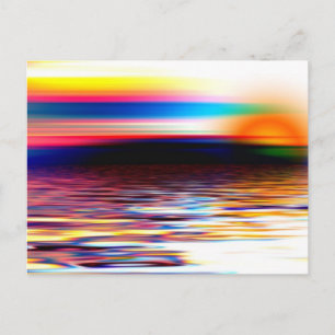 Carte Postale Horizon Abstrait