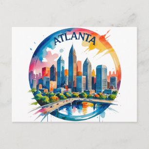 Carte Postale Horizon d'Atlanta Géorgie