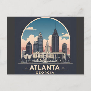 Carte Postale Horizon d'Atlanta Géorgie
