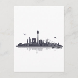 Carte Postale Horizon de la ville de Düsseldorf