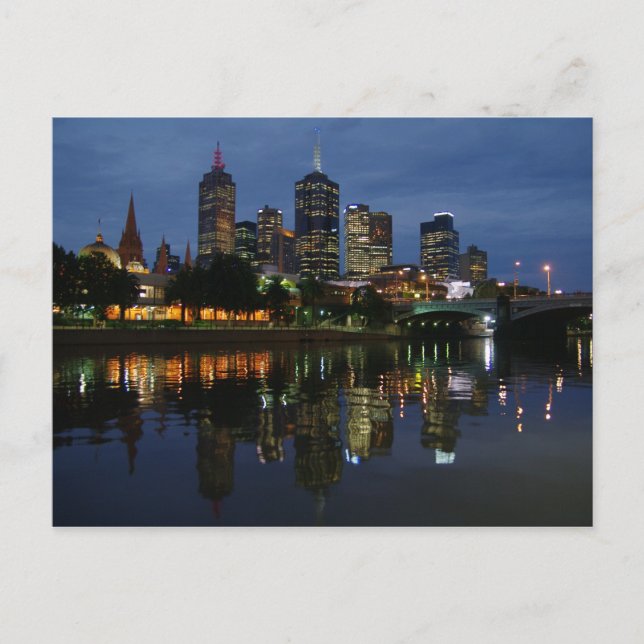 Carte Postale Horizon de Melbourne (Devant)