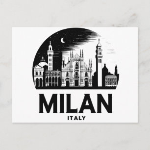 Carte Postale Horizon de Milan Italie