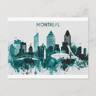 Carte Postale Horizon de ville de Montréal