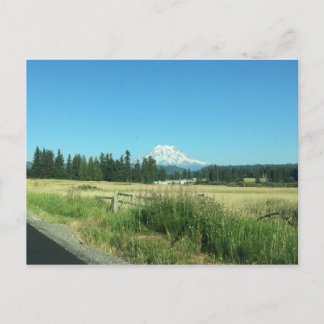 Carte postale horizontale Mount Rainier