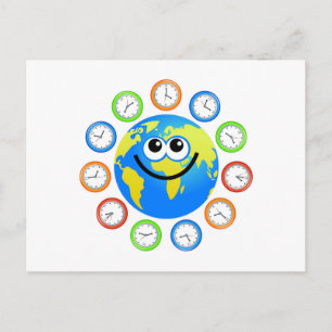 Carte Postale Horloge