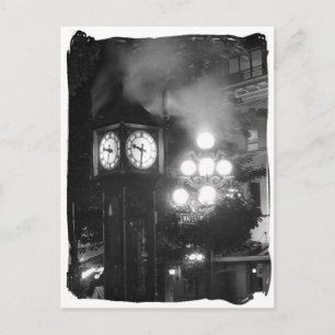 Carte Postale Horloge à vapeur, Gastown