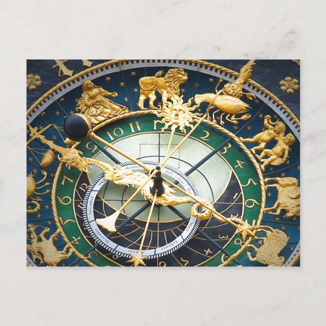 Carte Postale Horloge astronomique (Devant)