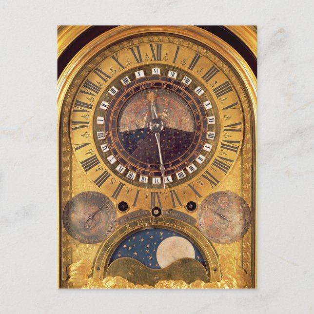 Carte Postale Horloge astronomique faite pour le Grand Dauphin (Devant)