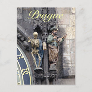 Carte Postale Horloge astronomique ou Prague Orloj