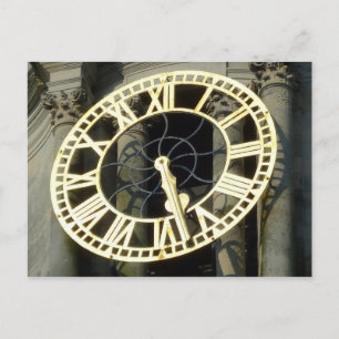 Carte Postale Horloge De L'Hôtel De Ville. Cardiff, Pays de Gall