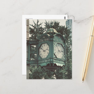 Carte Postale Horloge de New York   Souvenir urbain