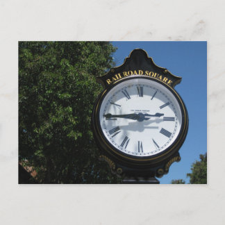 Carte Postale Horloge Railroad sq. Santa Rosa, Ca.