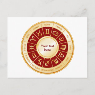 Carte Postale Horoscope Mandala