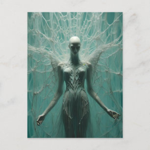 Carte Postale Horreur Web Angel Spider