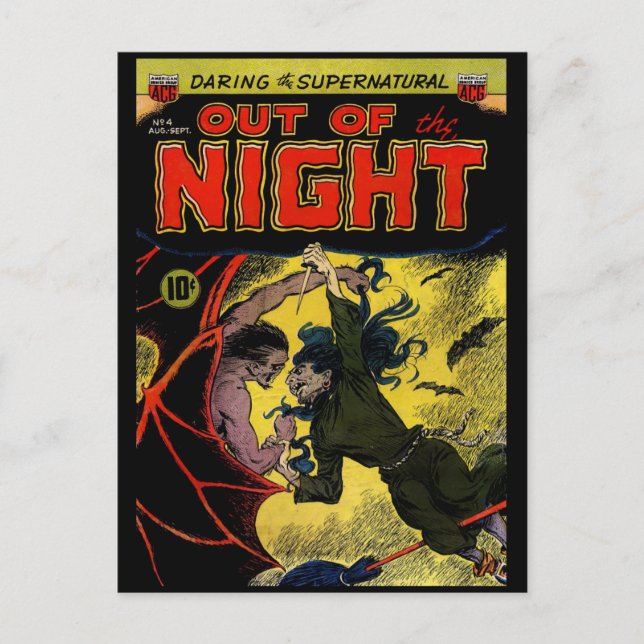 Carte Postale Horror Comic : Hors de la nuit 4 (Devant)