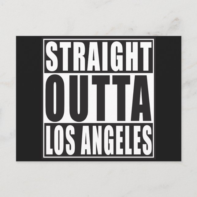 Carte Postale Hors de Los Angeles (Devant)