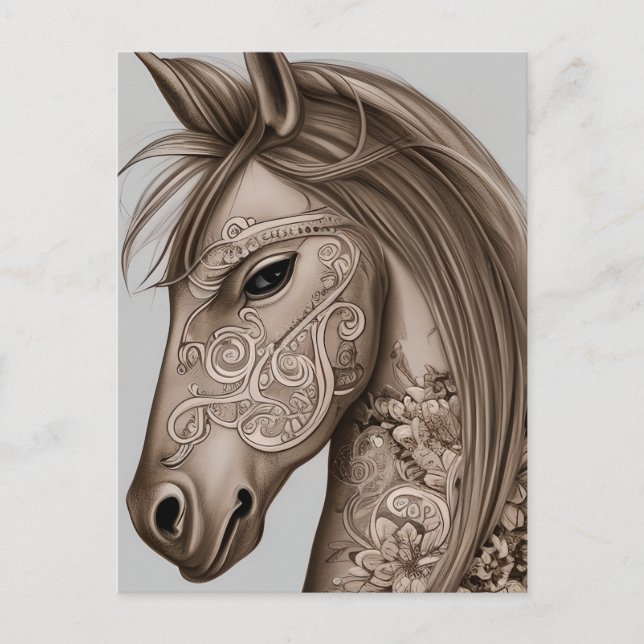 Carte Postale Horse Graphic (Devant)