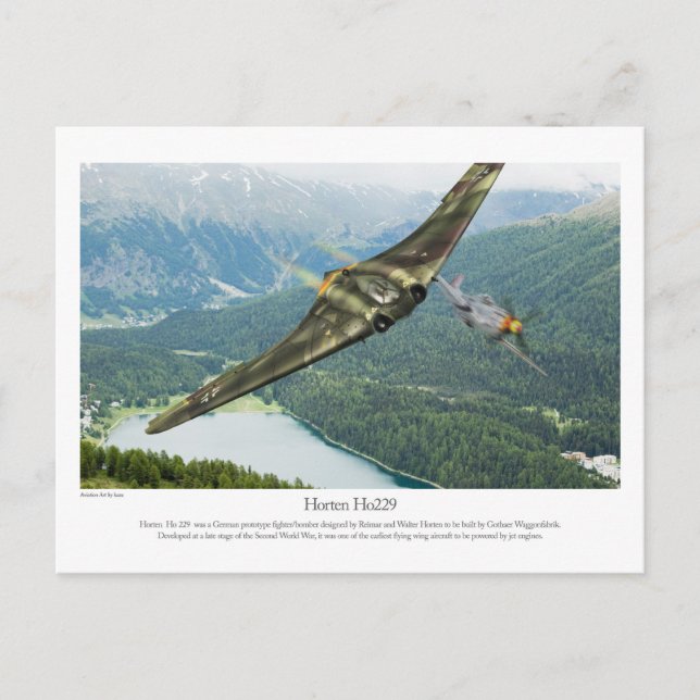 Carte Postale Horten Ho229 (Devant)