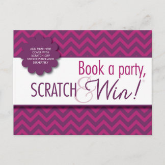 Carte Postale Hostess Scratcher/Instructions - FAC