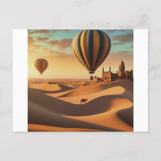 Carte Postale Hot Air Balloon Adventure