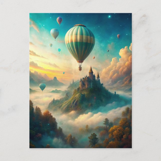Carte Postale Hot Air Balloons (Devant)