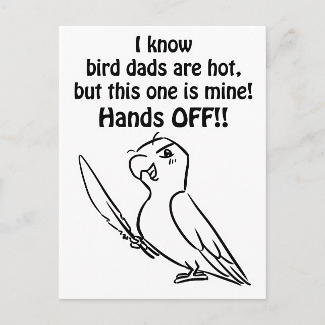 Carte Postale Hot Bird Papa (Devant)