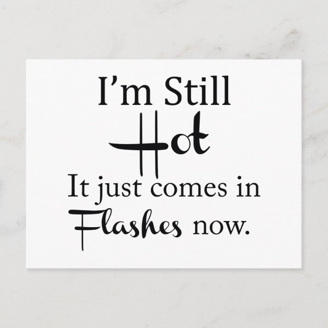 Carte Postale Hot Flashes (Devant)