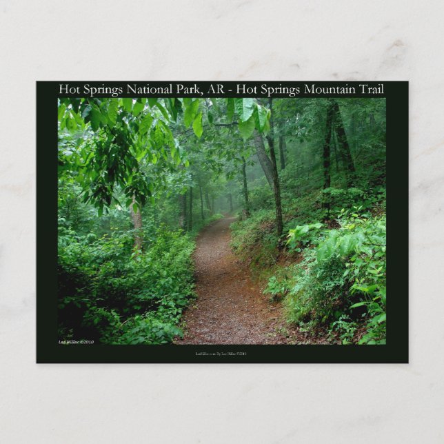 Carte Postale Hot Springs National Park, AR Fading Fog Gifts (Devant)