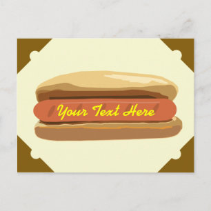 Carte postale Hotdog