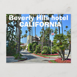 Carte Postale Hôtel à Beverly Hills, Las Angeles Californie