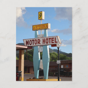 Carte Postale Hôtel Arizona Motor sur la Route 66