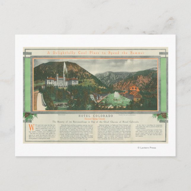 Carte Postale Hotel Colorado Brochure (Devant)