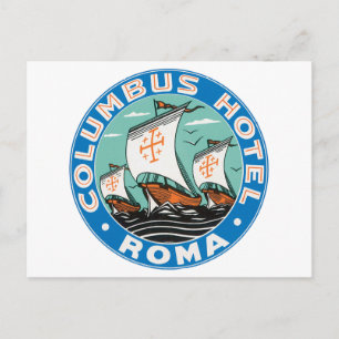 Carte Postale Hôtel Columbus, Roma