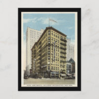 Hotel Continental, New York City 1920 Vintage
