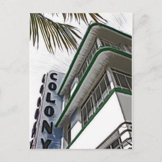 Carte Postale Hôtel de colonie, Miami