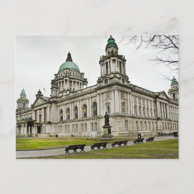 Carte Postale Hôtel de ville de Belfast (Devant)
