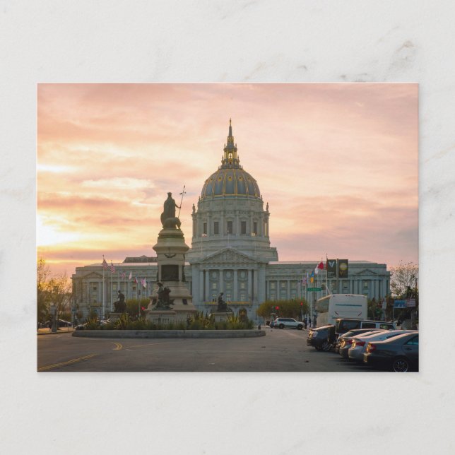 Carte Postale Hôtel de ville de San Francisco (Devant)