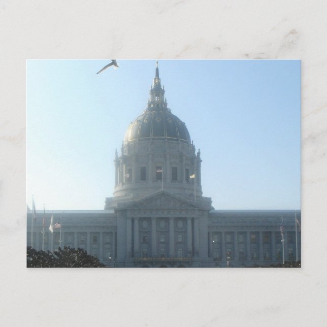 Carte Postale Hôtel de ville de San Francisco (Devant)