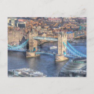 Carte Postale Hôtel De Ville Et Pont Tour