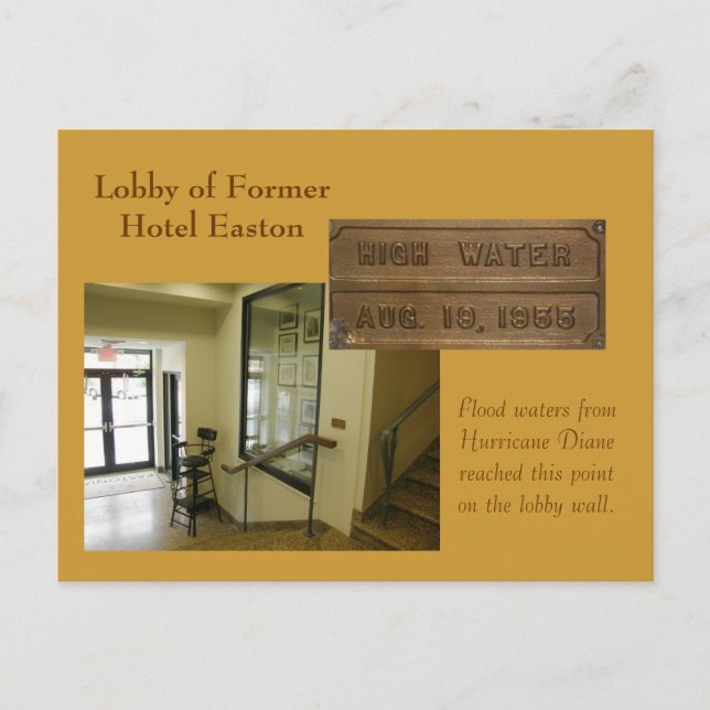 Carte Postale Hôtel Easton (Devant)
