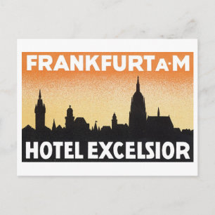 Carte Postale Hotel Excelsior Frankfurt